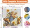 Cow Diamond Art Kits for Adults, Highland Cow Diamond Art Kits, Full Drill Round Sunflower Diamond Painting Kits, DIY Gem Art and Crafts for Home Wall Decor Gift 14x14inch